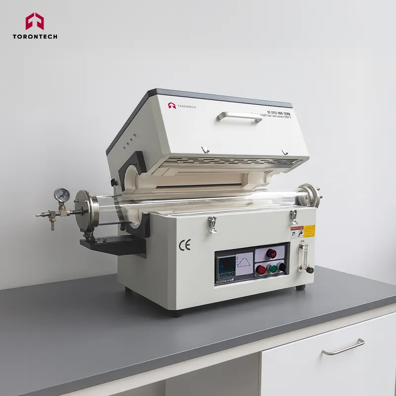 Single Zone Split Type Tube Furnace 1200°C - TT-TF1Z-100-1200