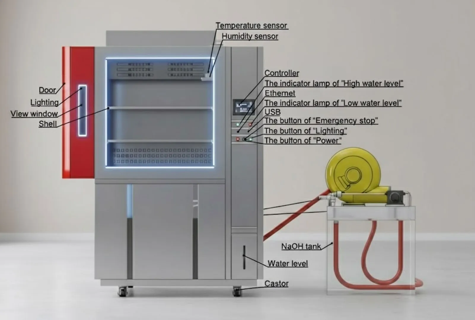 Mixed Noxious Gas Chamber