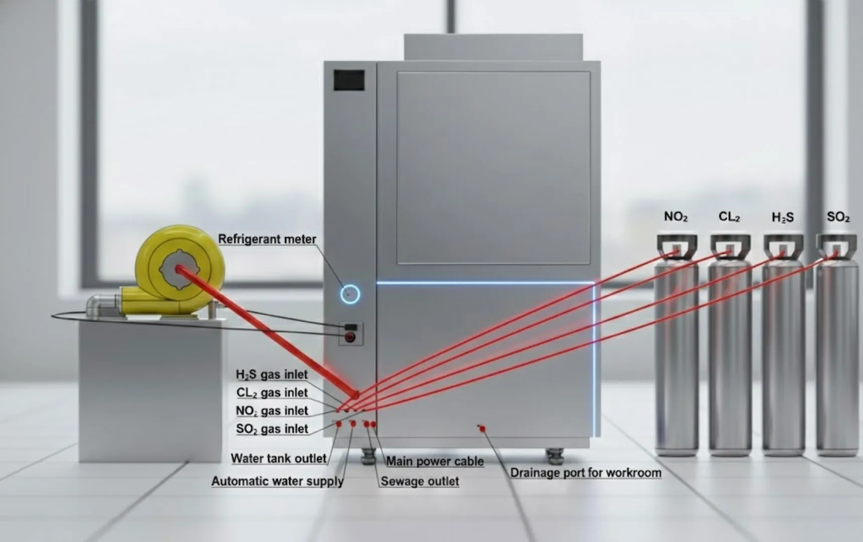 Mixed Noxious Gas Chamber