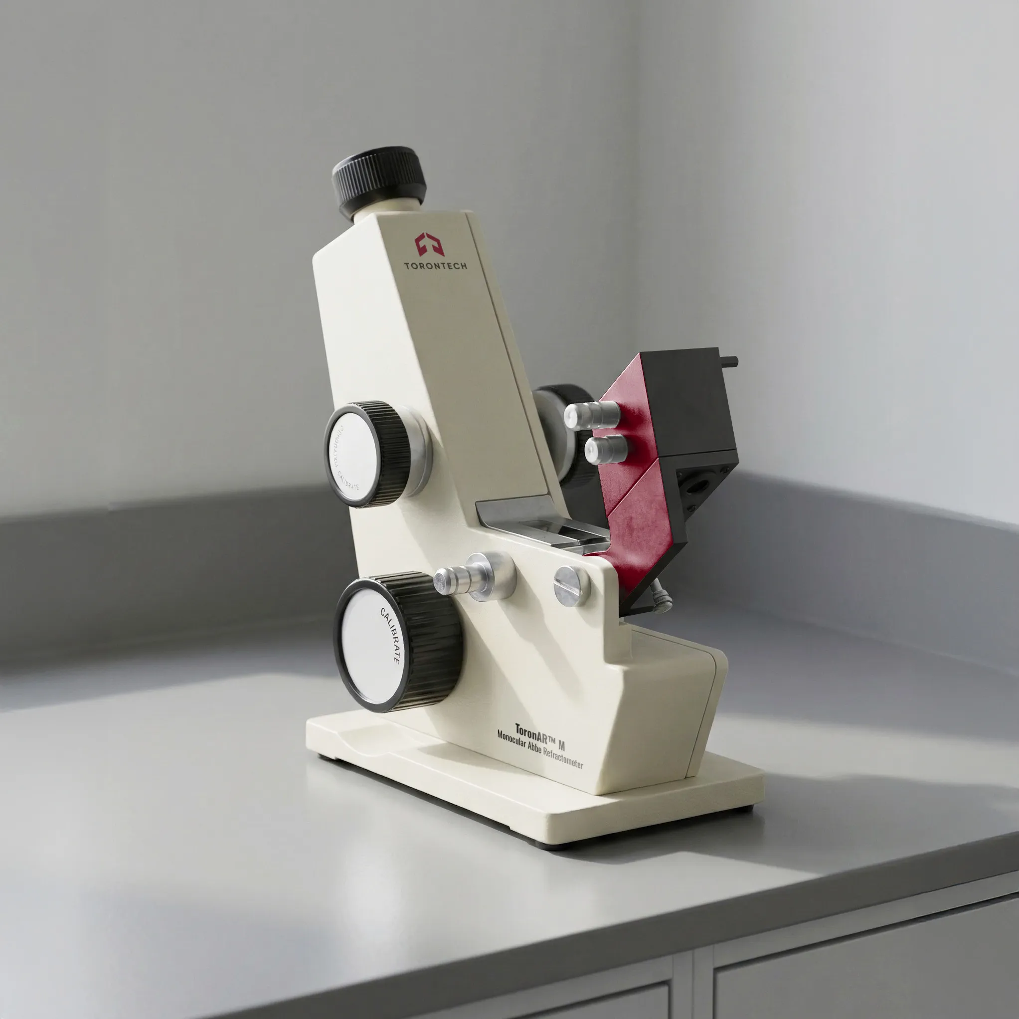 Refratômetro de Abbe monocular