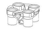 Swing 4 bucket rotors