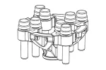 Swing 4 bucket rotors