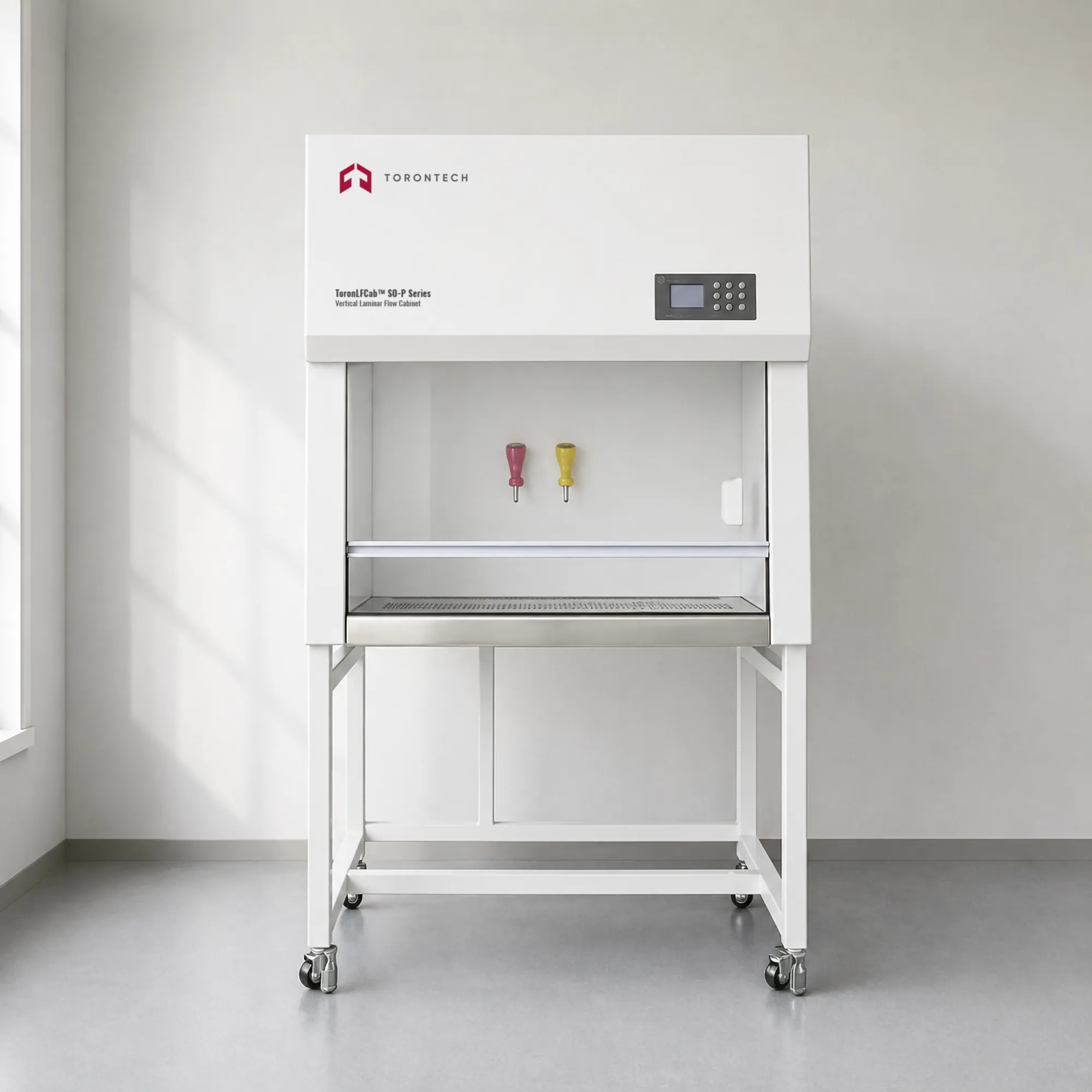 Premium Single-Operator Vertical Laminar Flow Cabinet