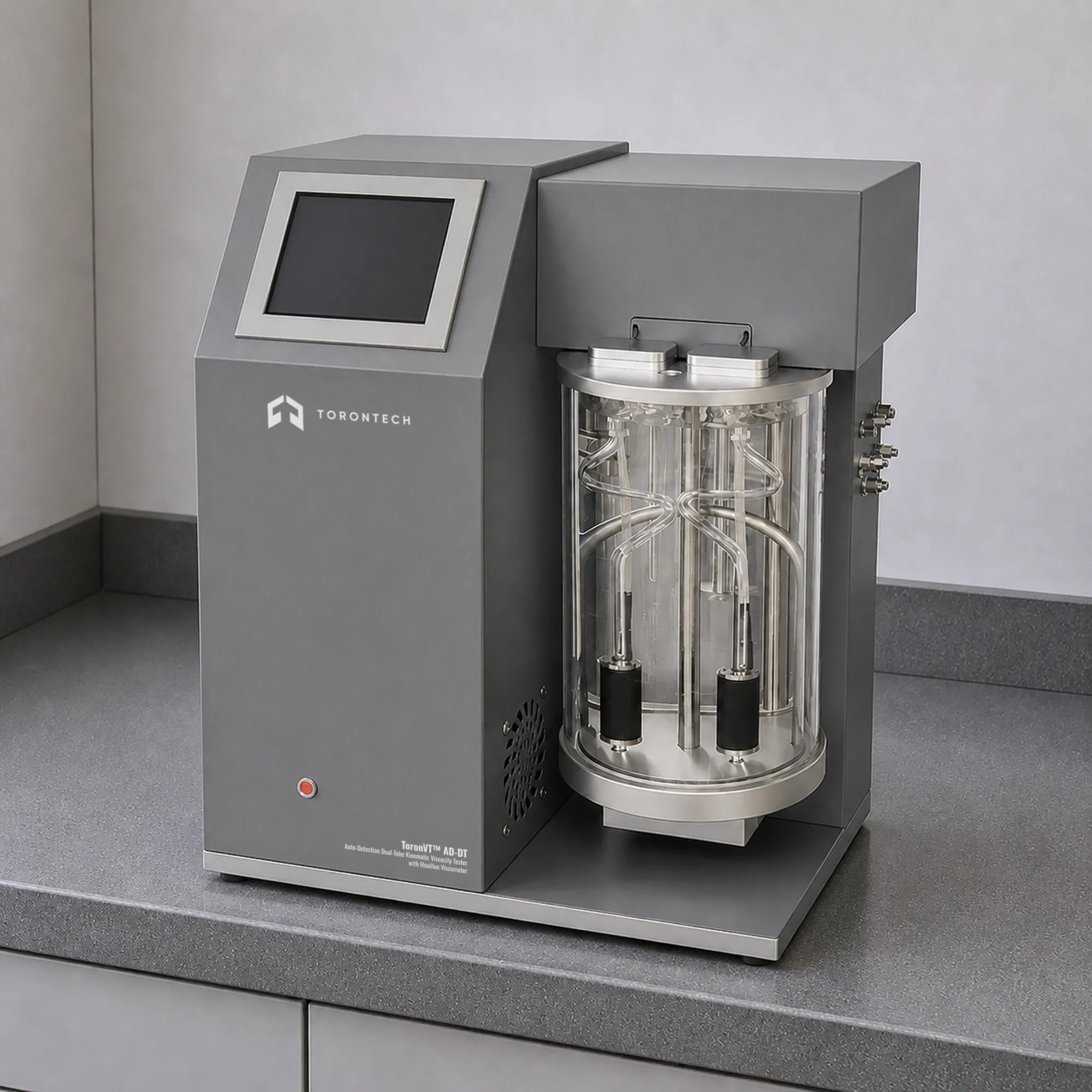 Auto-Detection Dual-Tube Kinematic Viscosity Tester with Houillon Viscometer