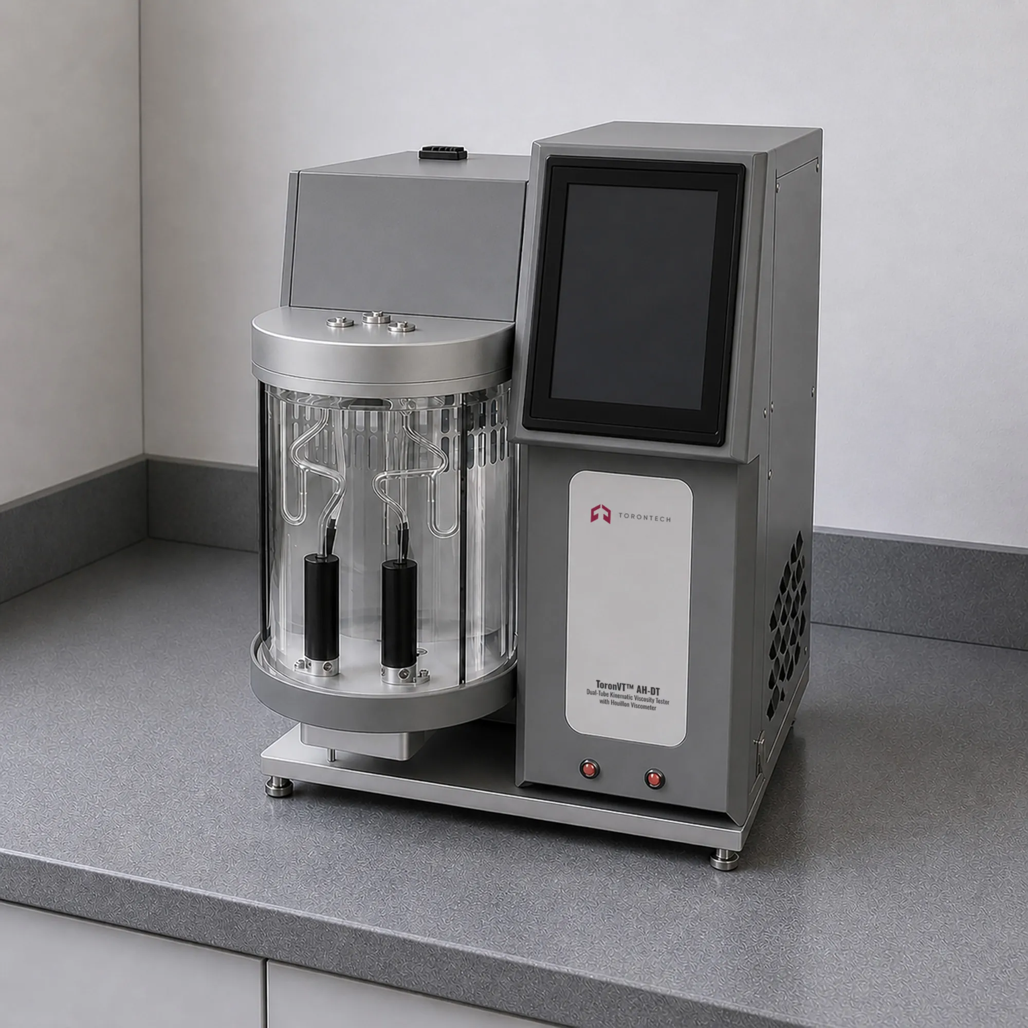 Dual-Tube Kinematic Viscosity Tester with Houillon Viscometer