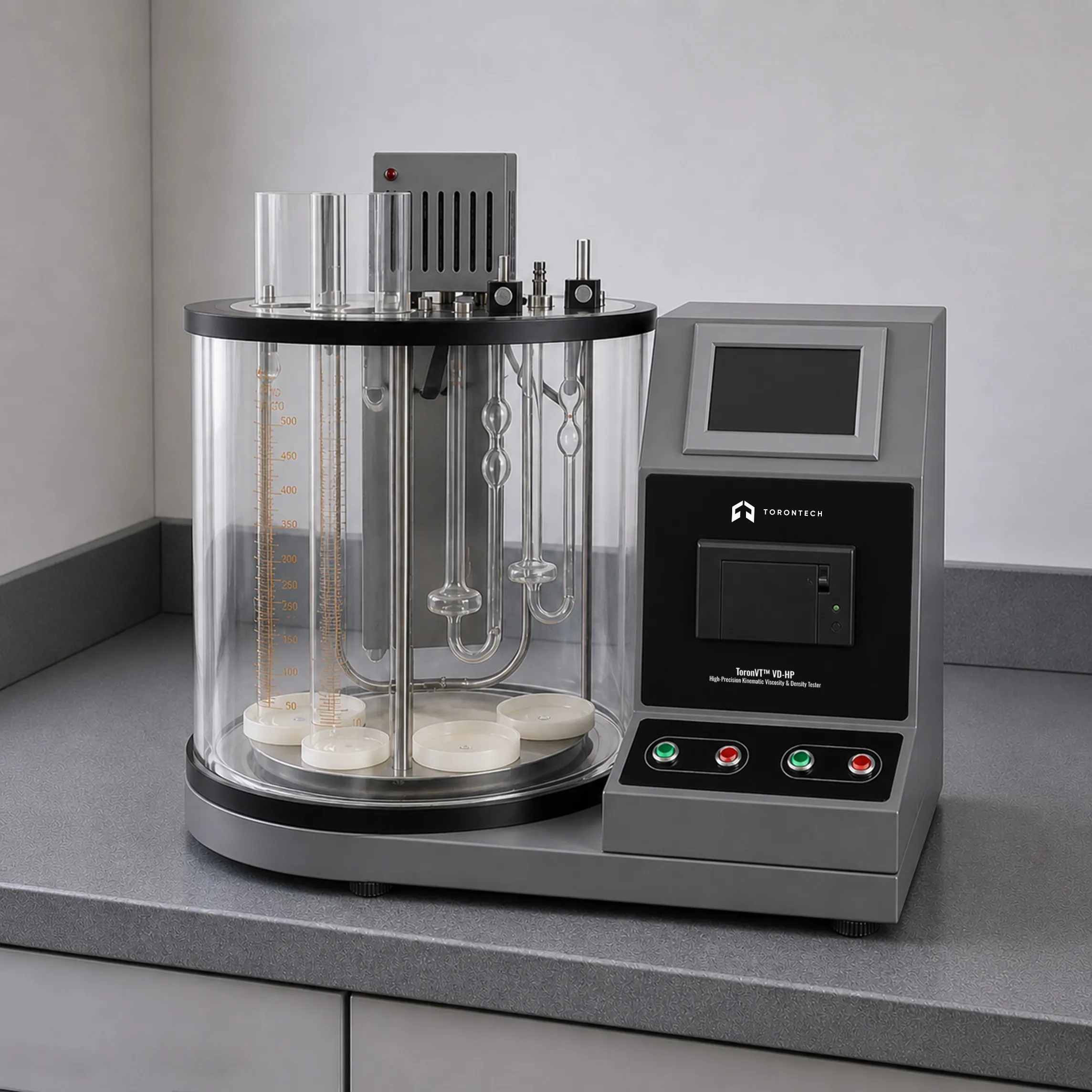 High-Precision Kinematic Viscosity & Density Tester