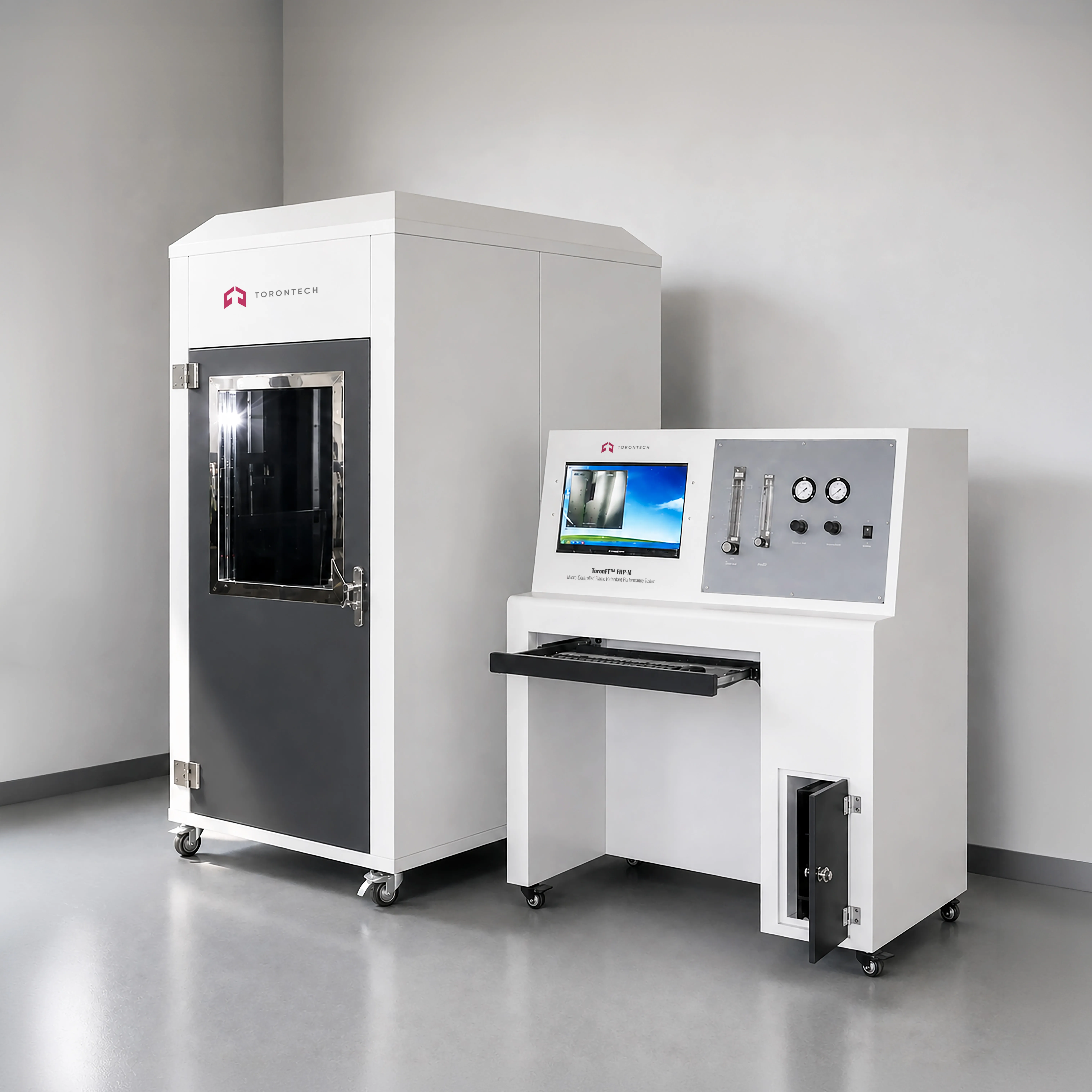 Micro-Controlled Flame Retardant Performance Tester