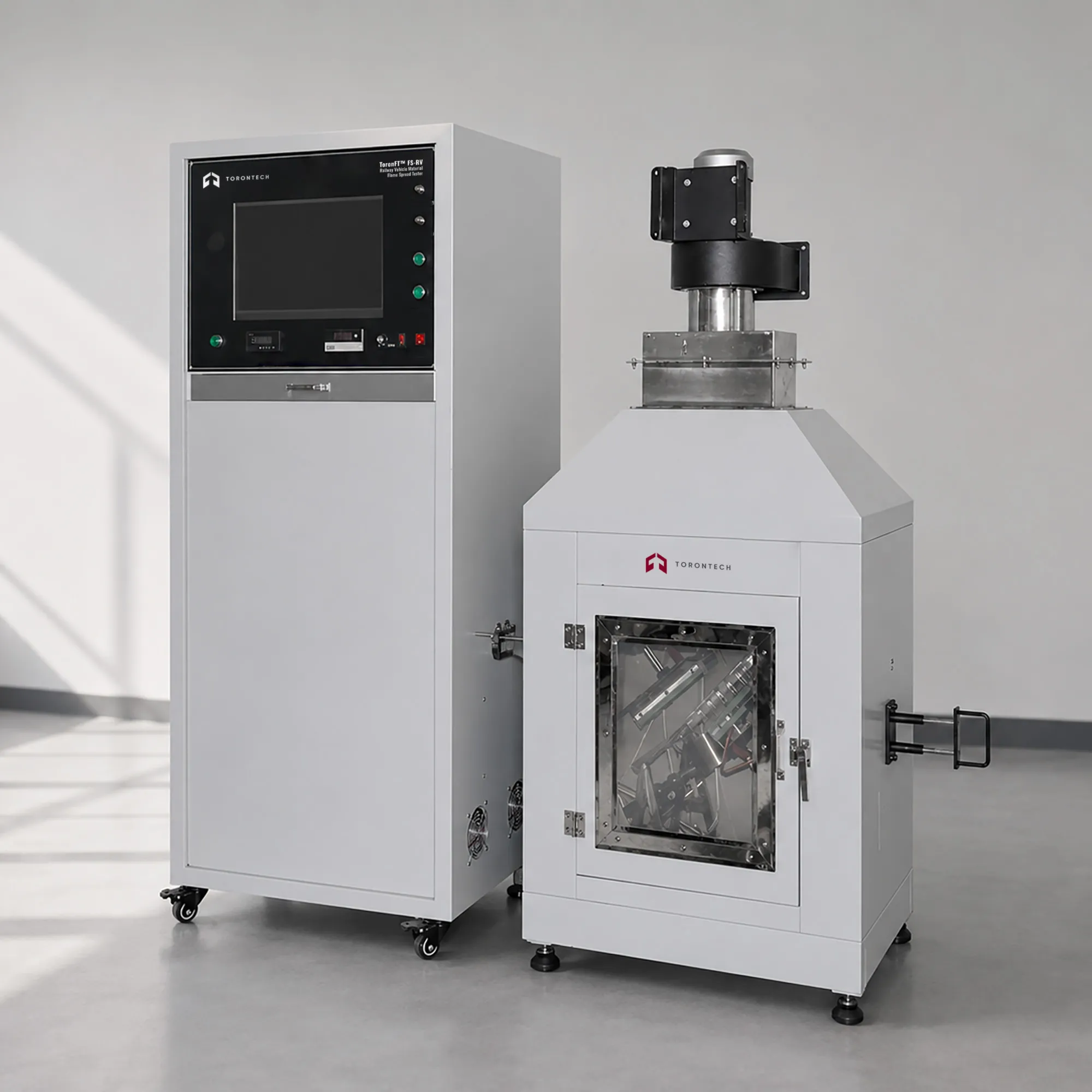 Railway Vehicle Material Flame Spread Tester