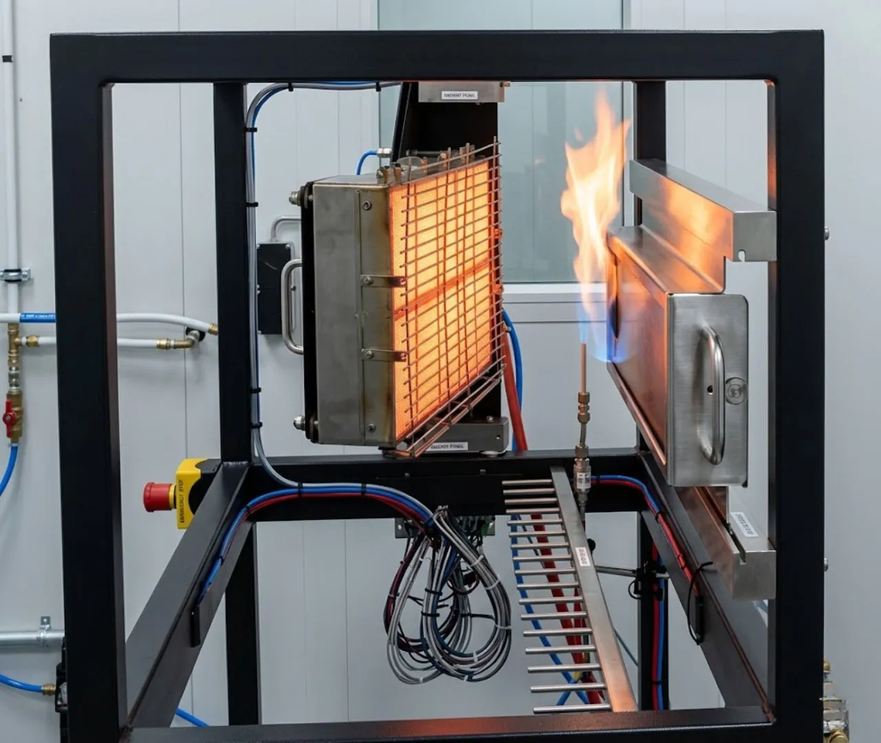 Lateral Flame Spread Tester