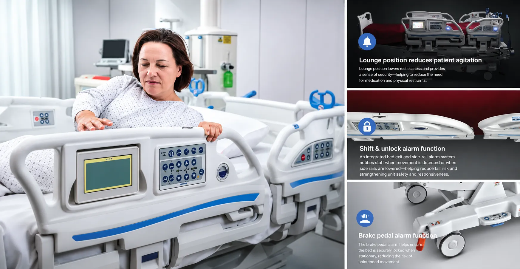 Electric Hospital Bed (Multi-Function) - ToronCare™ 1091