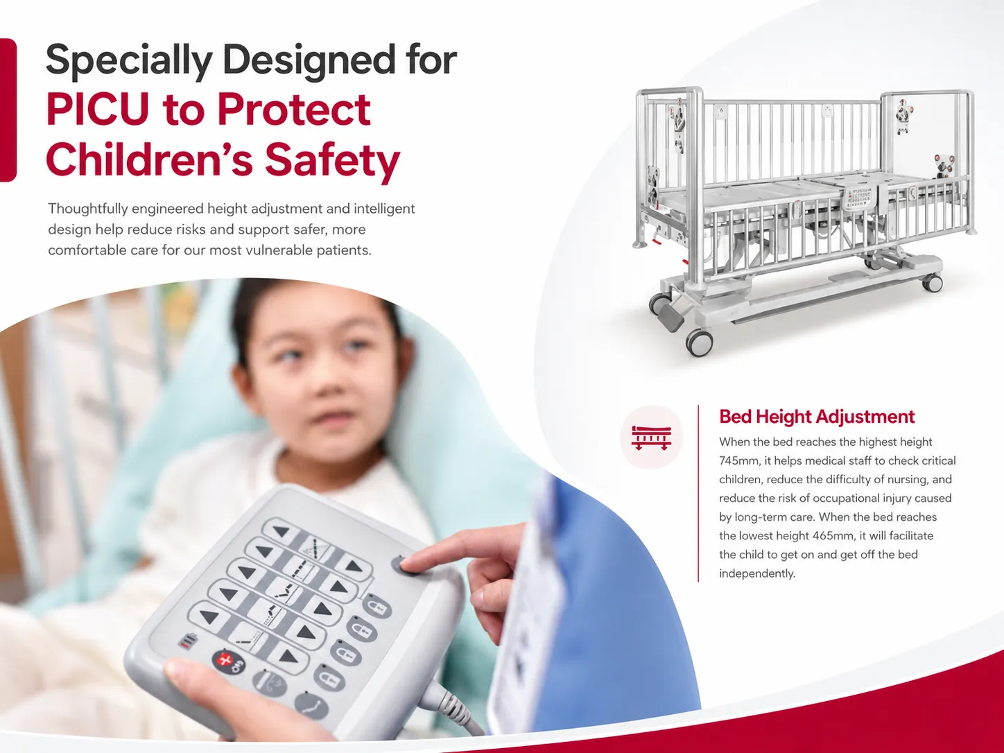 Pediatric Hospital Bed - ToronCare™ 6100