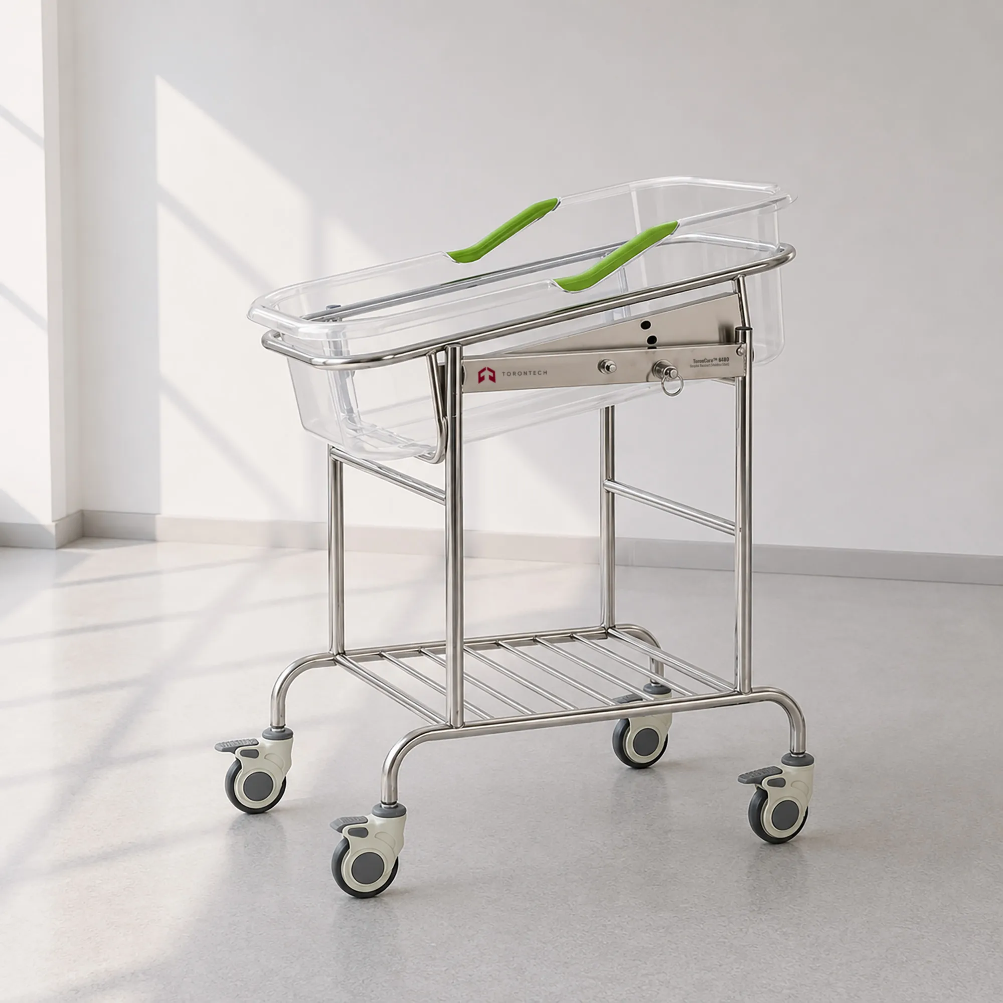 Hospital Bassinet (Stainless Steel)