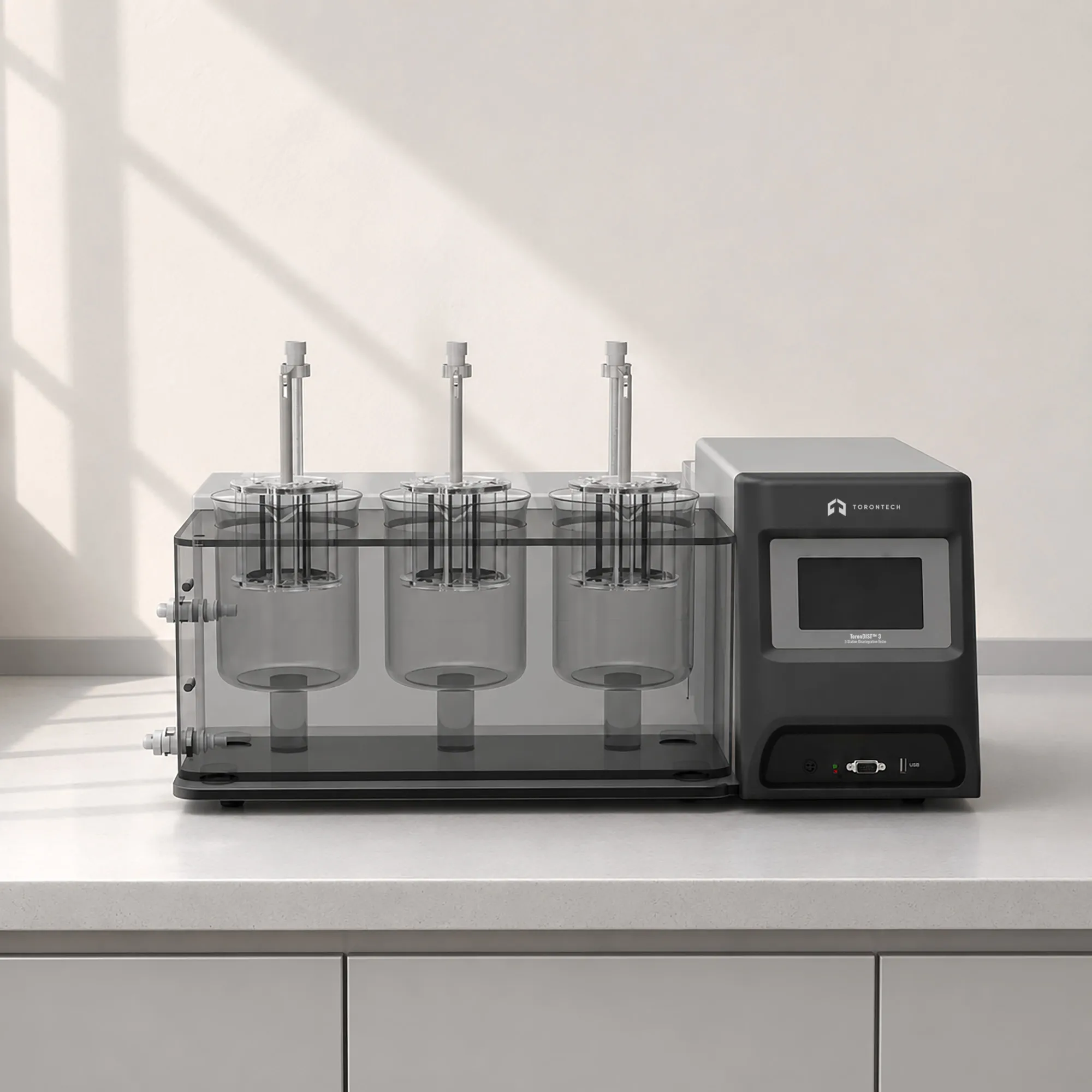3-Station Disintegration Tester