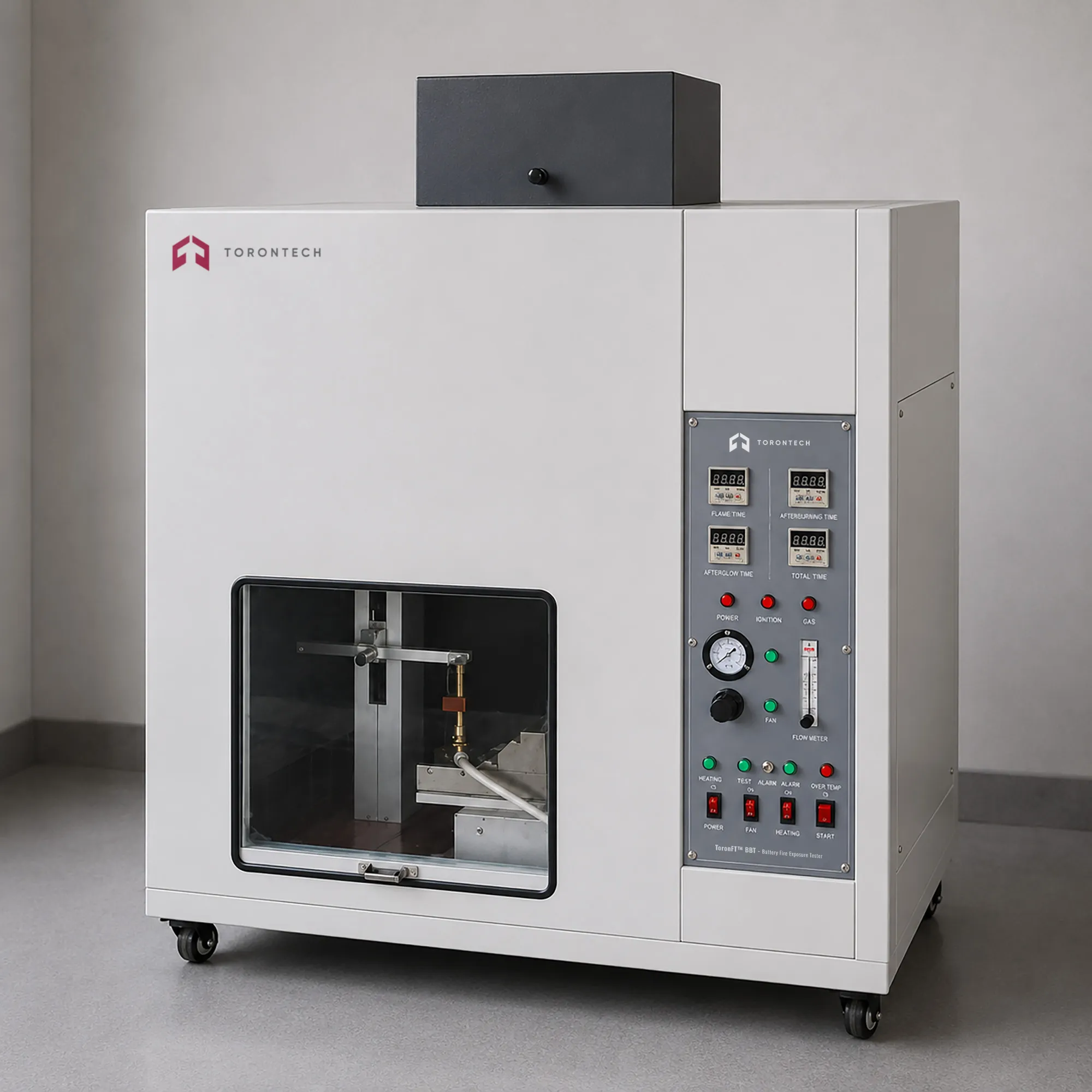 Battery Fire Exposure Tester