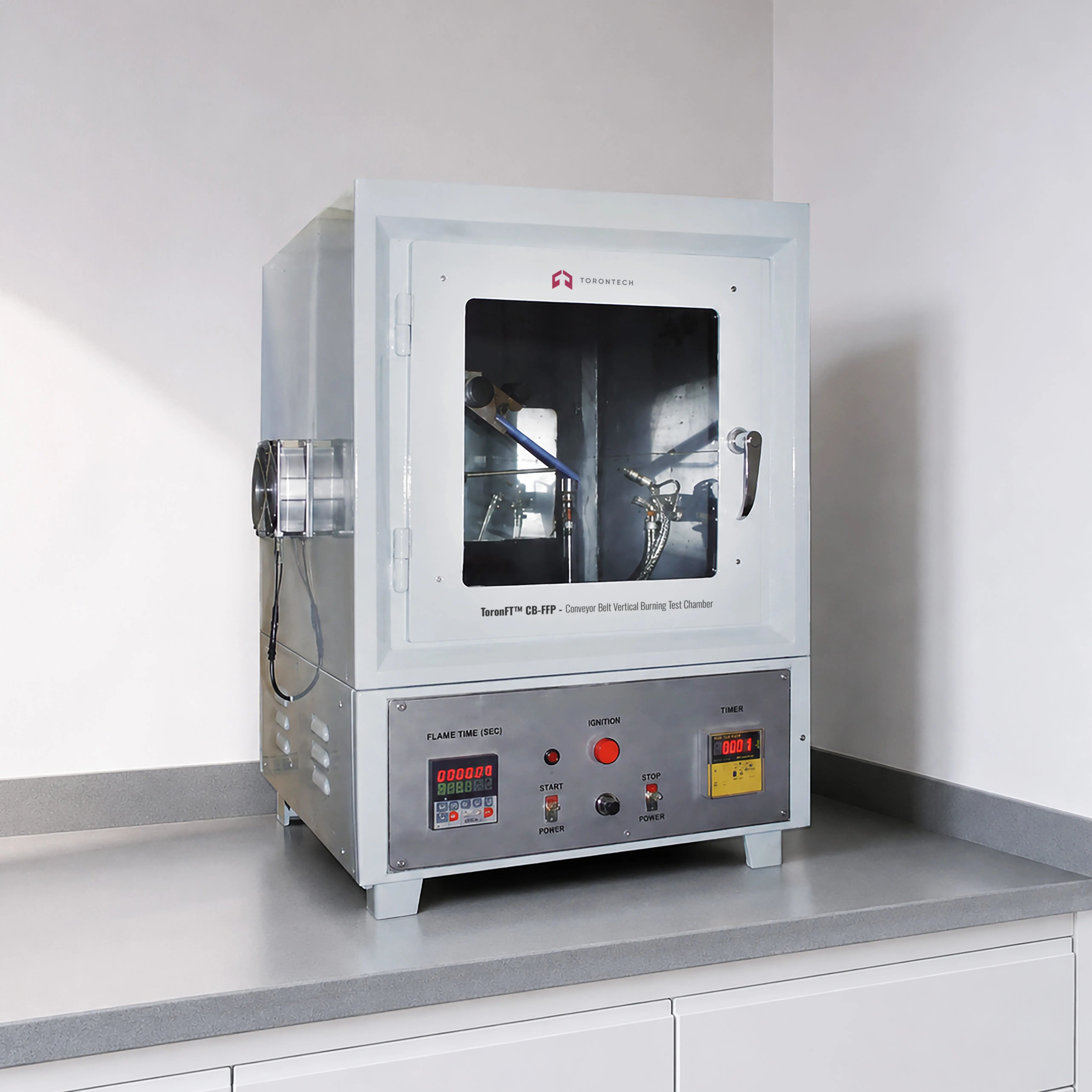 Conveyor Belt Vertical Burning Test Chamber
