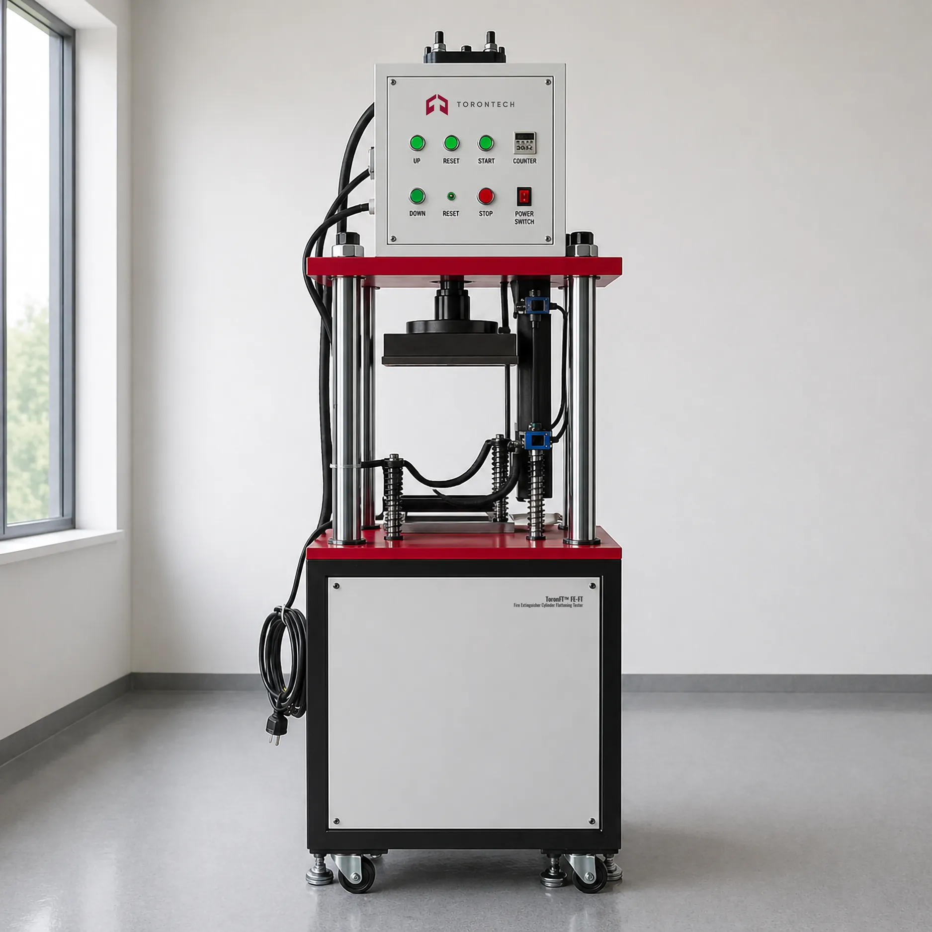 Fire Extinguisher Cylinder Flattening Tester