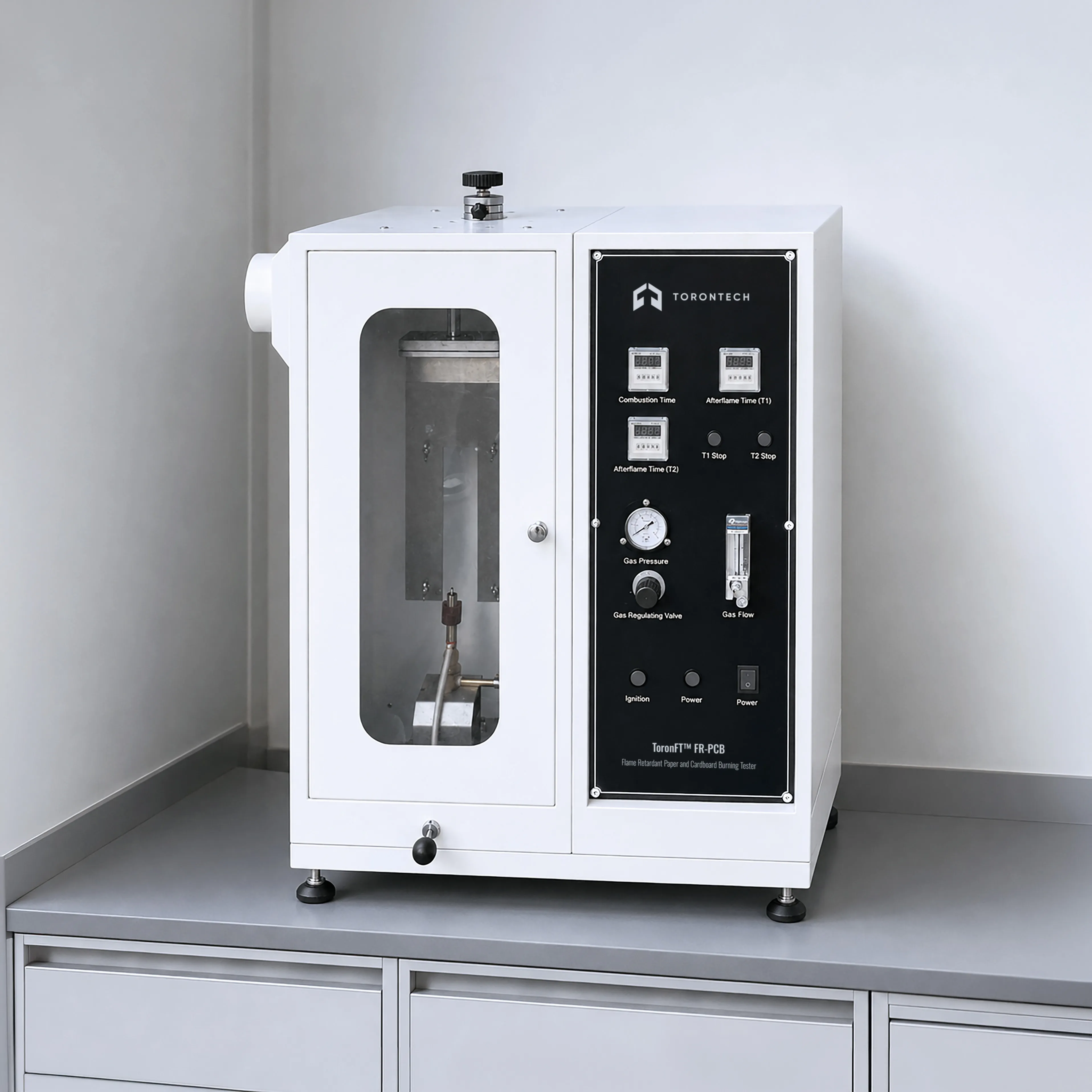 Flame Retardant Paper and Cardboard Burning Tester