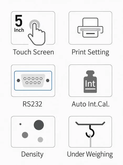 Touch Screen Analytical Balance