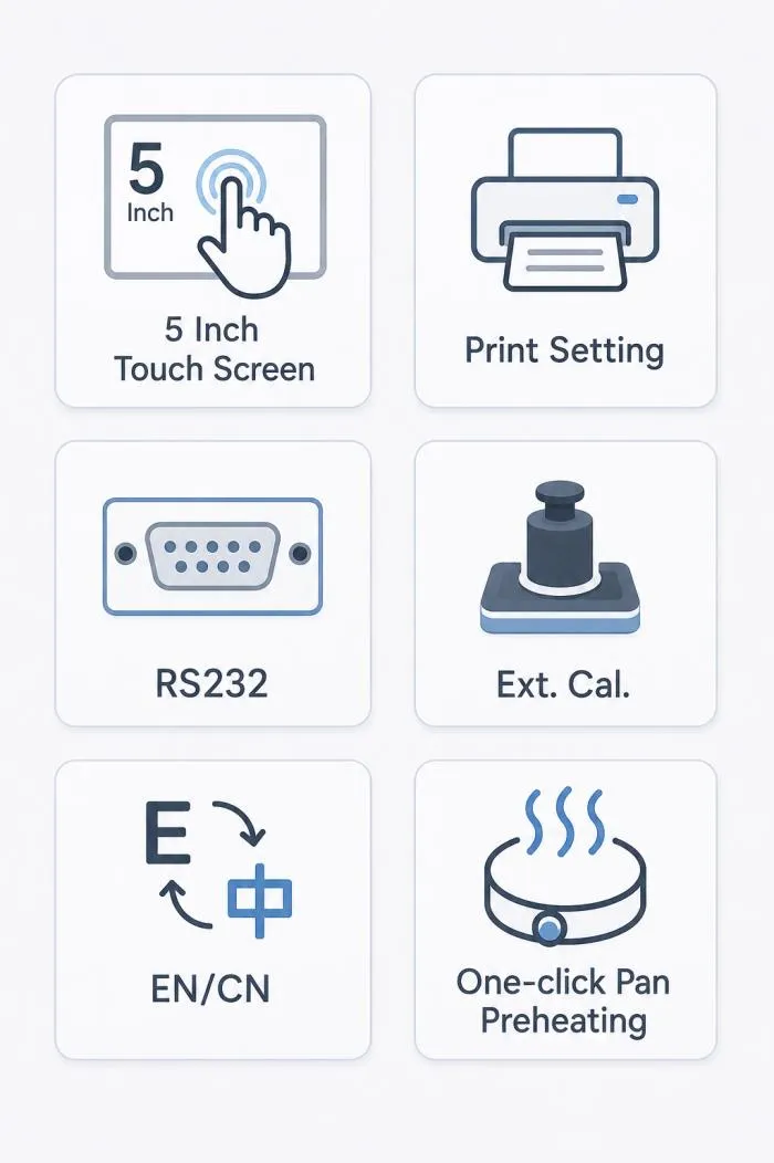 Compact Halogen Moisture Analyzer