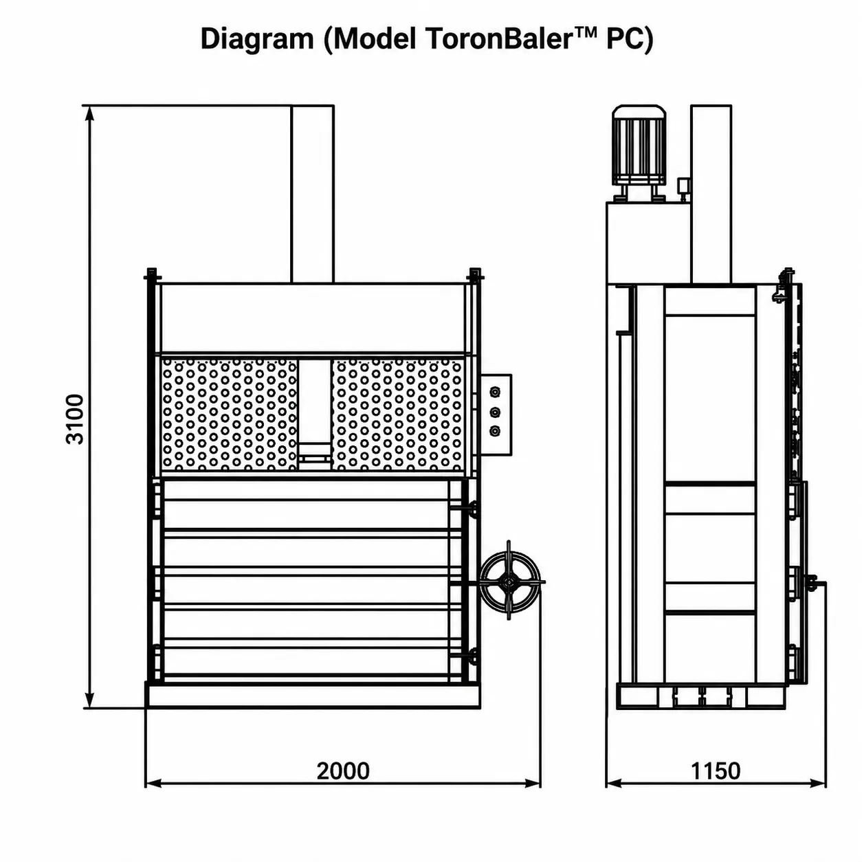 Paper and Cardboard Baler