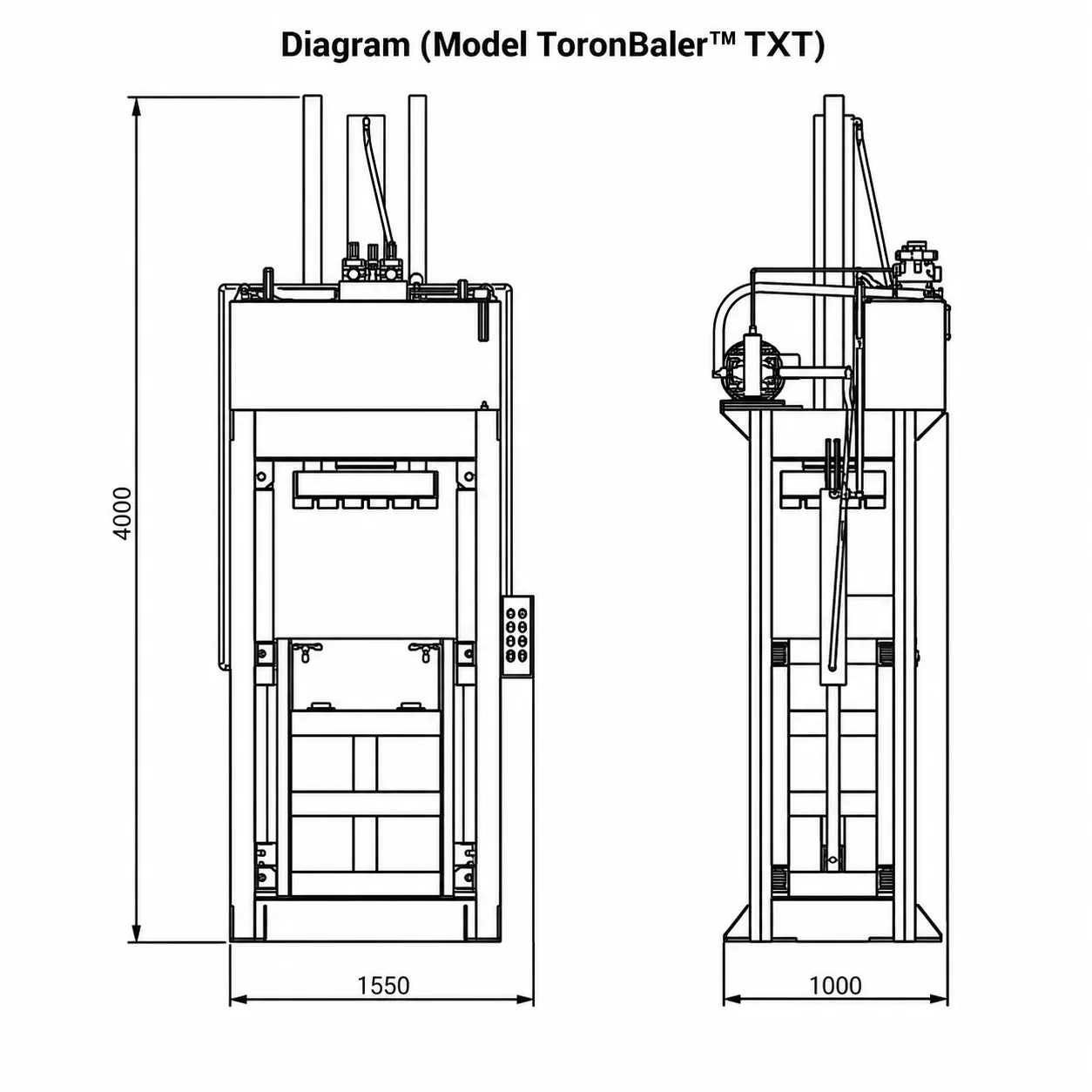 Textile Baler - Clothing Baler