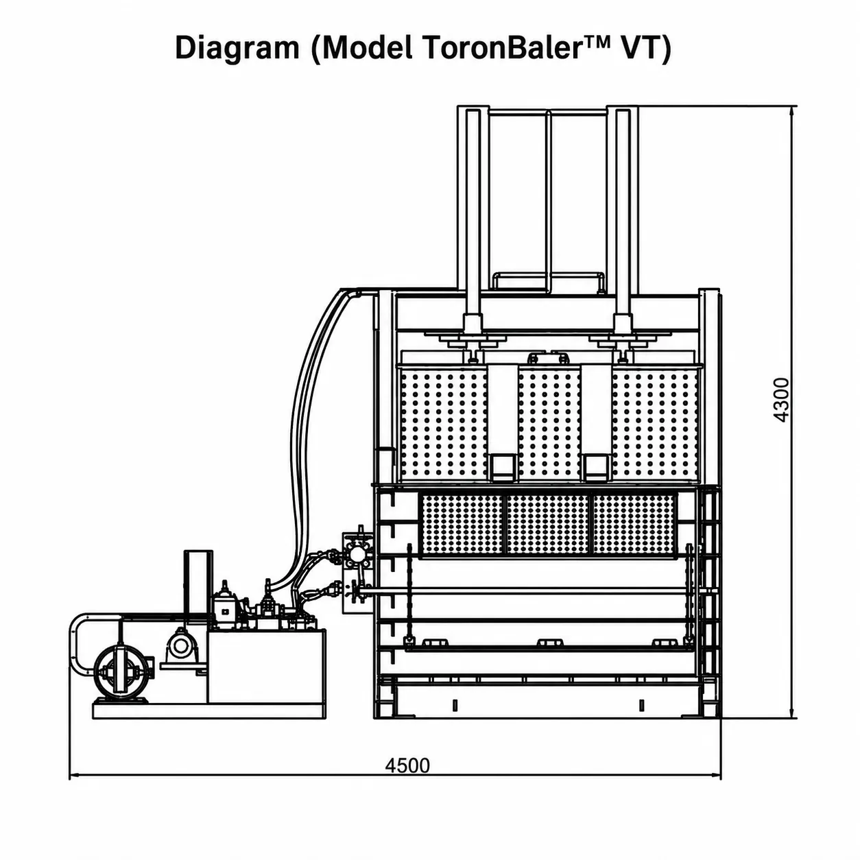 Vertical Tire Baler