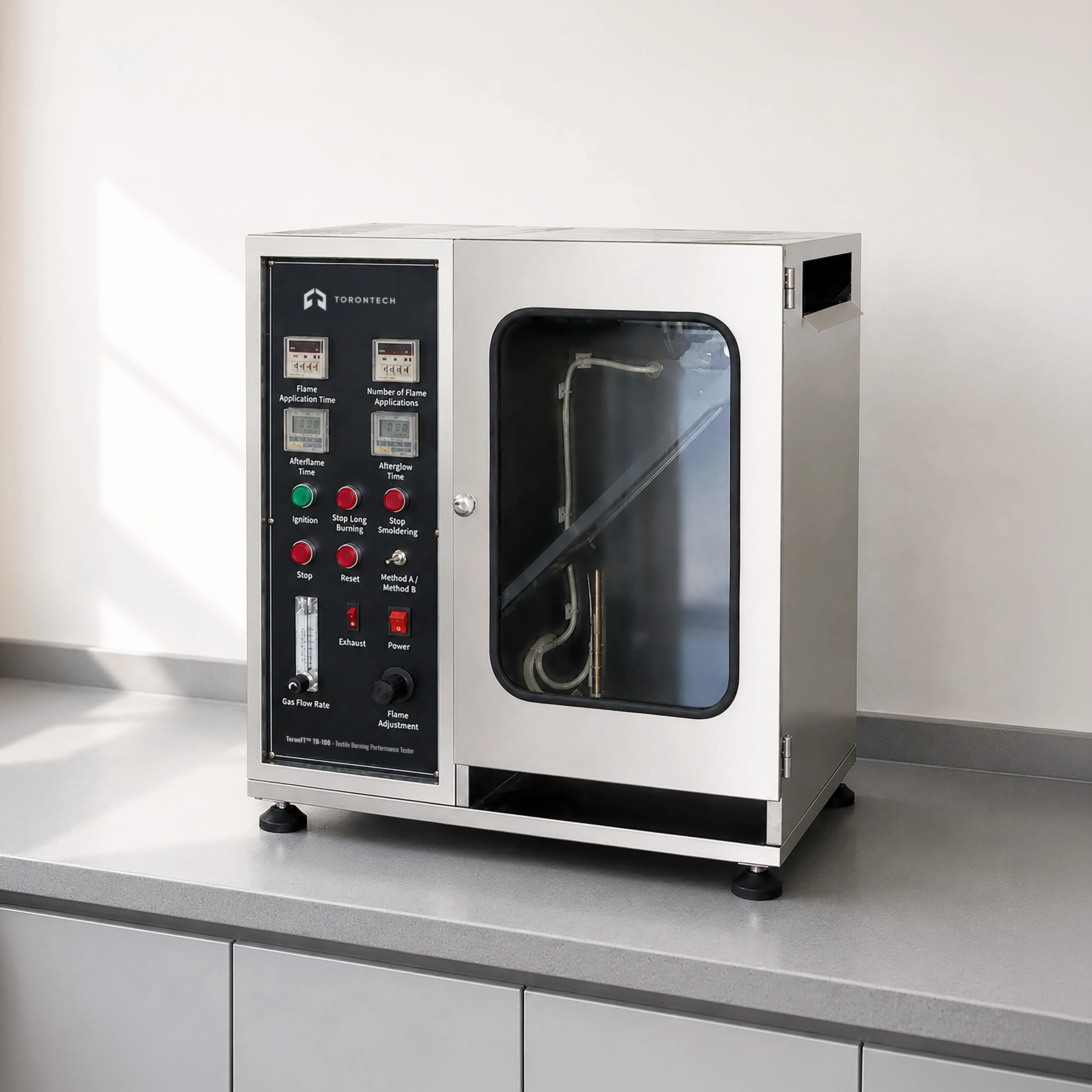 Textile Burning Performance Tester