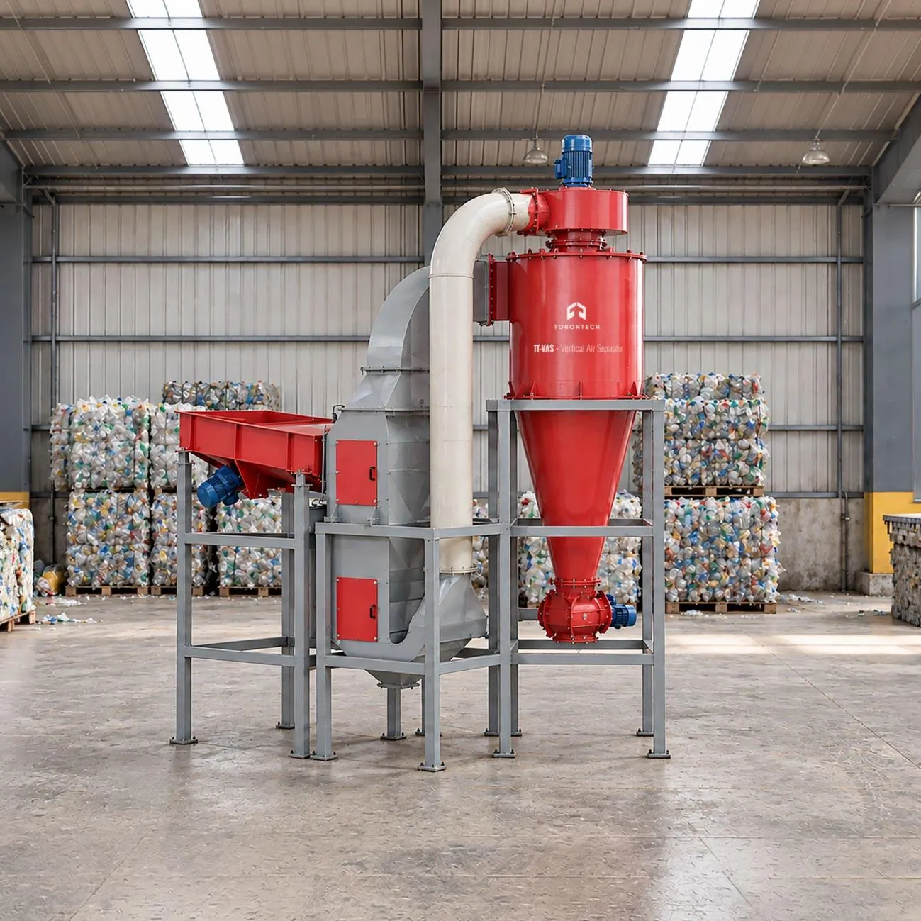 Automotive Shredder Residue (ASR) Pre-Sorting Line