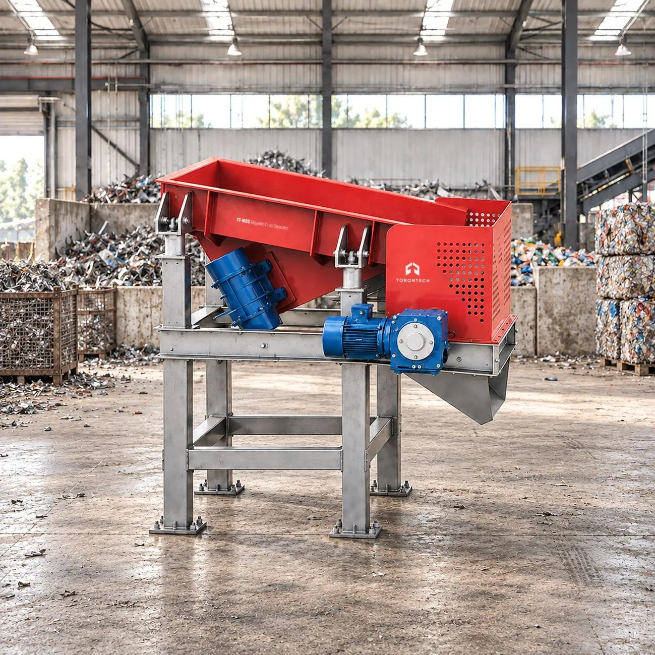 Automotive Shredder Residue (ASR) Pre-Sorting Line