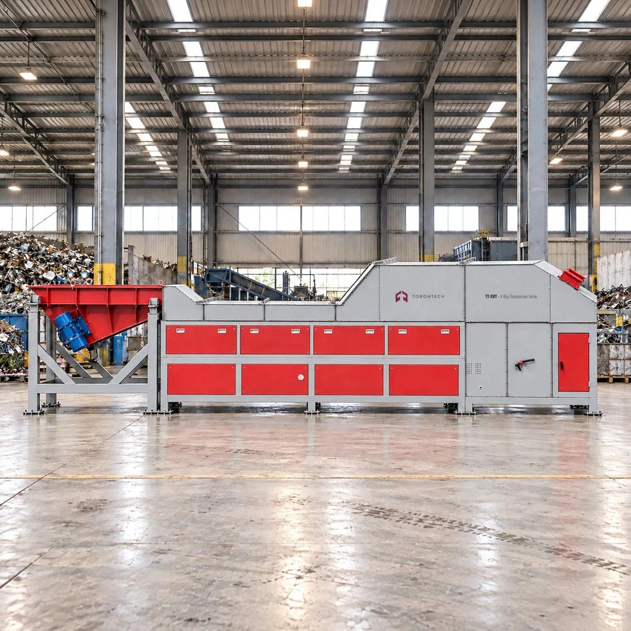 Automotive Shredder Residue (ASR) Pre-Sorting Line