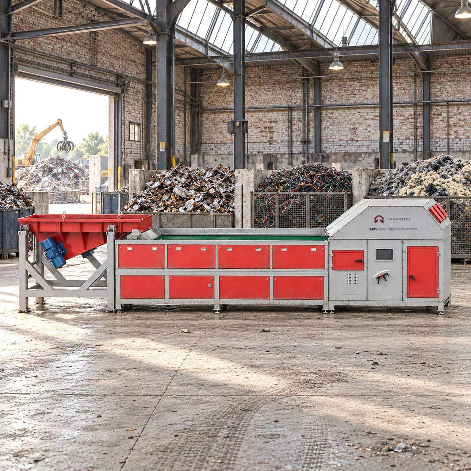 Shredder Residue Metal Recovery Line