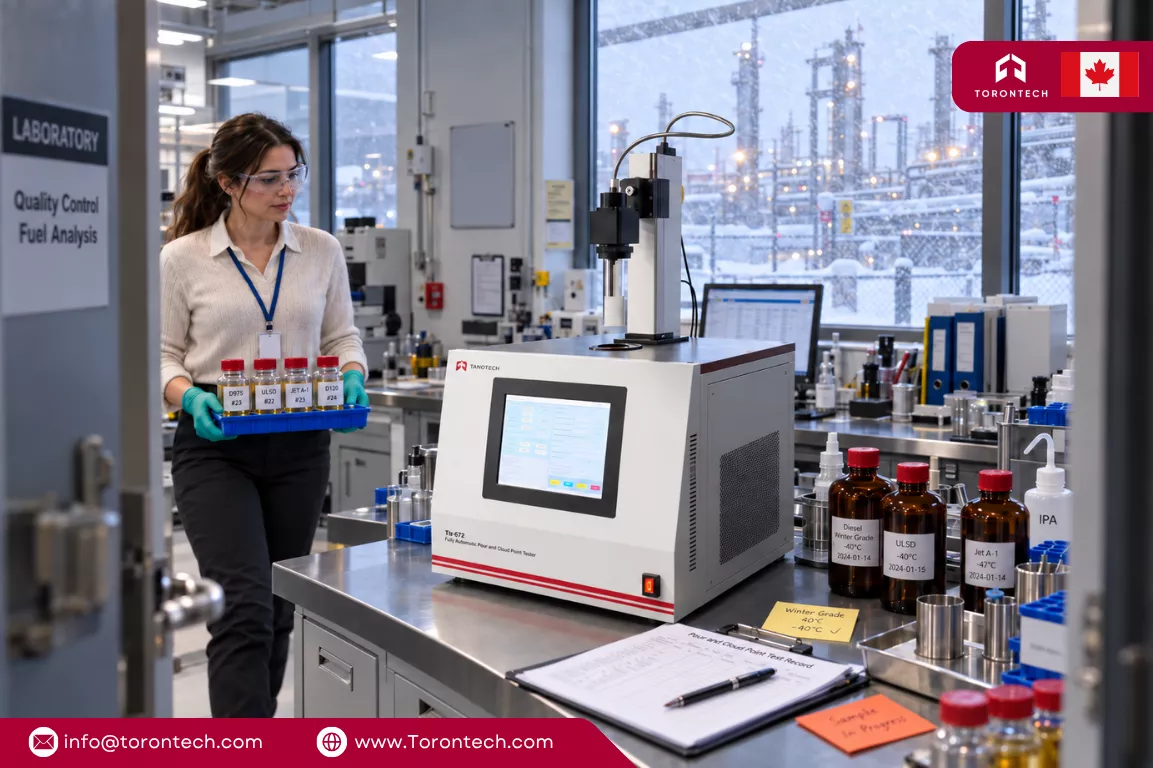 Pour and Cloud Point Tester in Canada for Winter-Grade Fuel QC