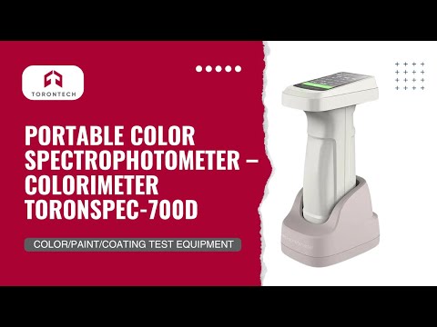 Preview image for the video "Portable Color Spectrophotometer – Colorimeter ToronSpec-700D | Torontech.com".