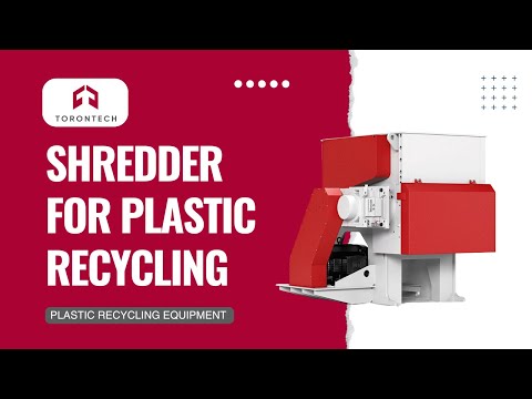 Preview image for the video "Shredder for Plastic Recycling | Torontech.com".