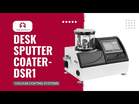 Preview image for the video "Desk Sputter Coater DSR1 for Precision Coating of Noble Metal | Torontech".