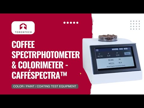 Preview image for the video "Coffee Spectrophotometer &amp; Colorimeter - CafféSpectra™ | Torontech".