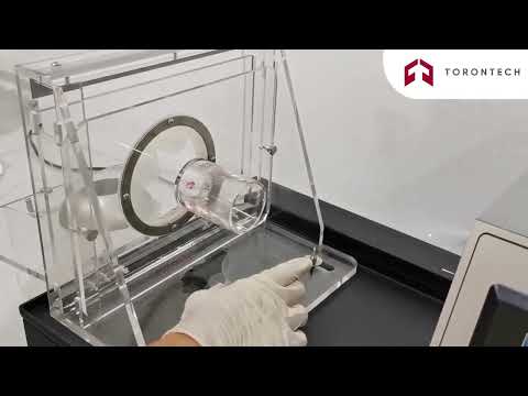 Preview image for the video "Face Mask Synthetic Blood Penetration Tester | Torontech".