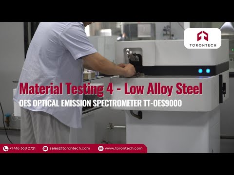 Preview image for the video "#4 Material Test:  Low Alloy Steel - OES Optical Emission Spectrometer TT-OES9000 | Torontech".
