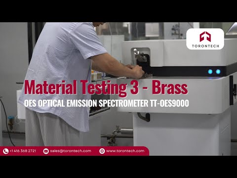 Preview image for the video "#3 Material Test: Brass - OES Optical Emission Spectrometer TT-OES9000 | Torontech".