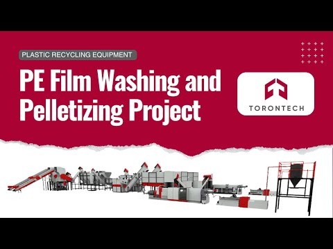 Preview image for the video "PE Film Washing and Pelletizing Project | Torontech.com".