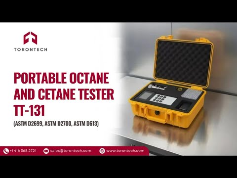 Preview image for the video "Portable Octane and Cetane Tester TT-131(ASTM D2699, ASTM D2700, ASTM D613) | Torontech".
