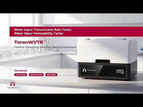 Preview image for the video "Water Vapor Transmission Rate Tester – Water Vapor Permeability Tester ToronWVTR™ | Torontech".