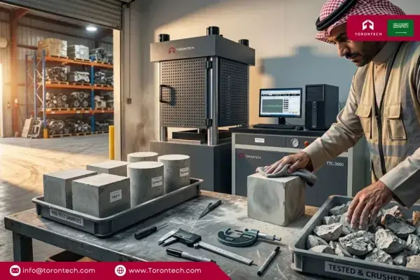 Concrete Compression Tester in Saudi Arabia: Choosing the Right TTC-Series Capacity for Your Lab