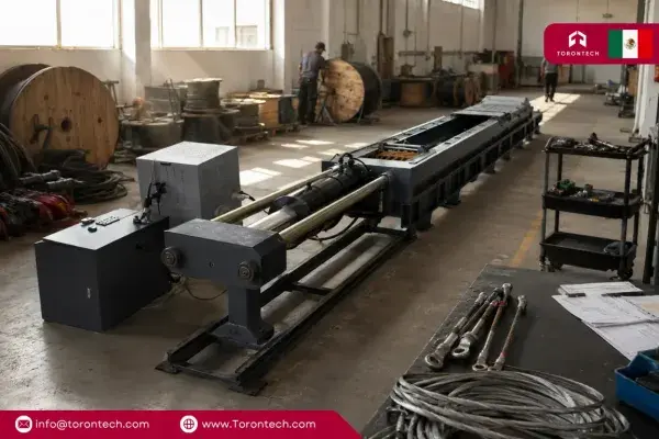 Tensile Tester in Mexico for Long Cables and Micron-Level Strain