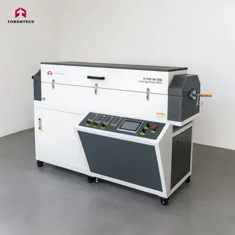 3-Zone Tube Furnace 1200°C – TT-TF3Z-80-1200