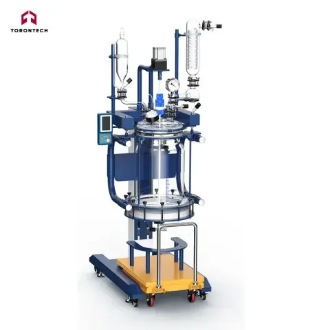 Lifting Jacketed Filter Glass Reactor
