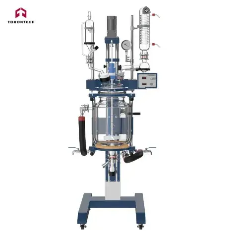 Lifting Jacketed Glass Reactor