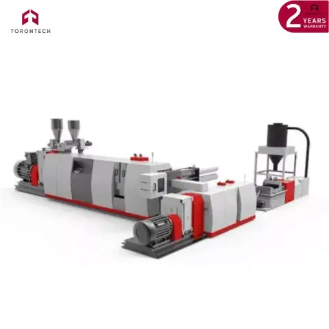 ADS Double Stage Cutter Compactor Recycling Pelletizing Line