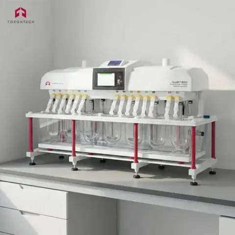 Dissolution Tester – 14 Station Manual Syringe System (New Generation)