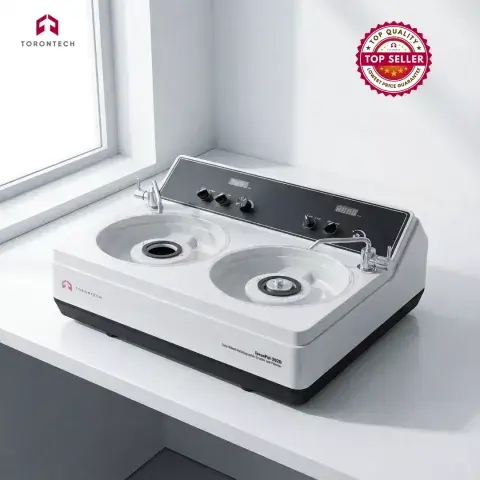 Twin Wheel Metallographic Grinder & Polisher ToronPol-202D/252D/302D Series - With Individual Wheel Speeds